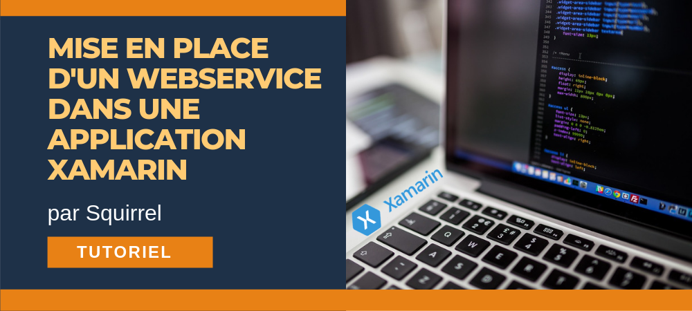 mise en place webservice application xamarin tutoriel