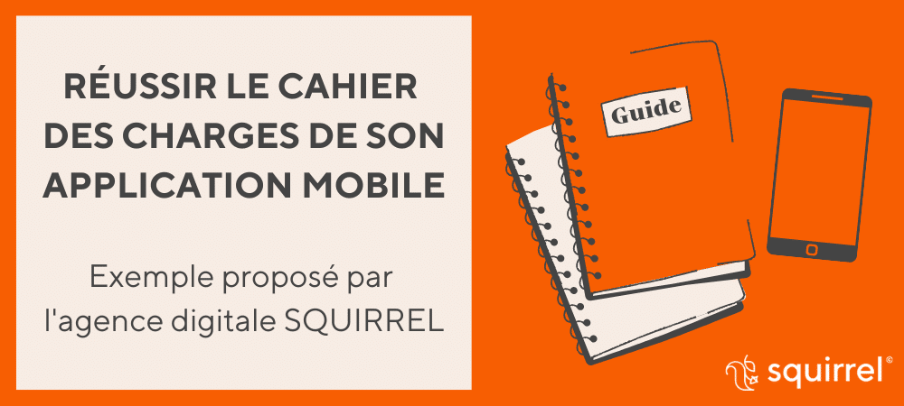 cahier des charges de son application mobile