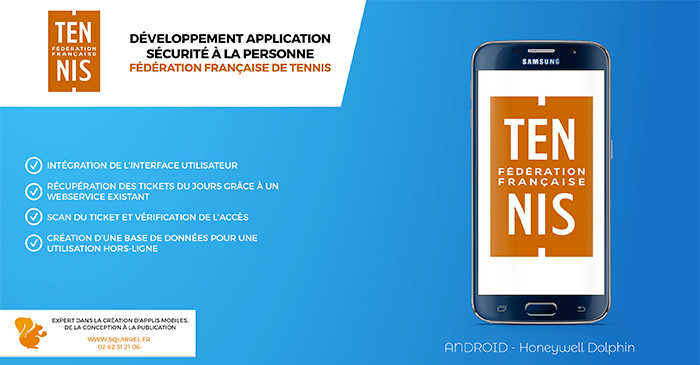 Application événementielle Fédération Française de Tennis