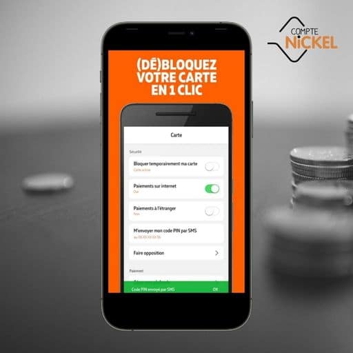 Débloquer ma carte sur Compte Nickel