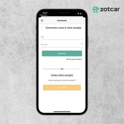 Se connecter à son compte Zotcar