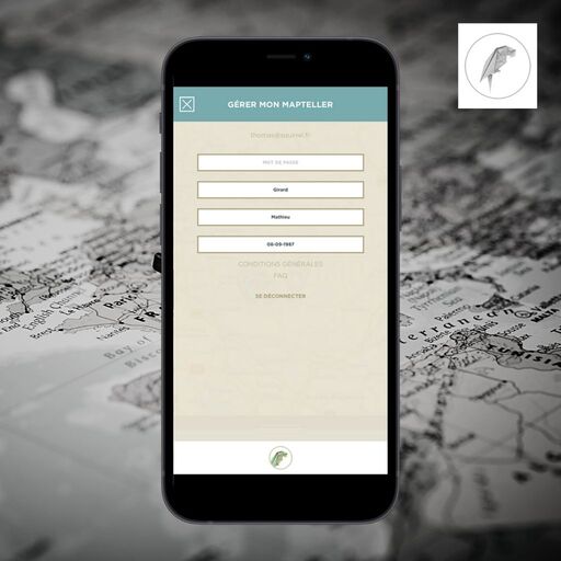 Se connecter sur Mapteller