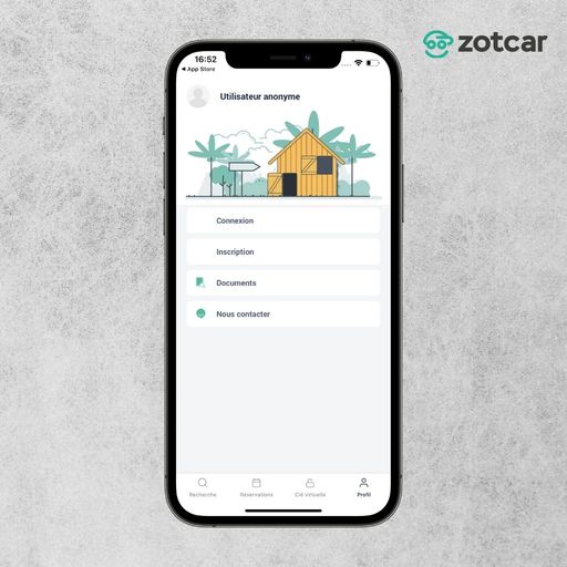 Se connecter sur Zotcar