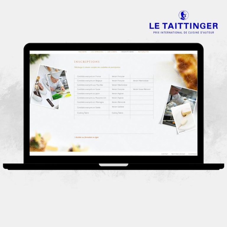 Site Internet Concours Le Taittinger