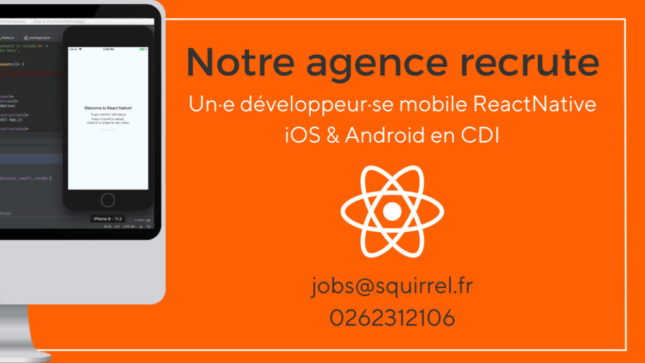 job ReactNative iOS Android CDI